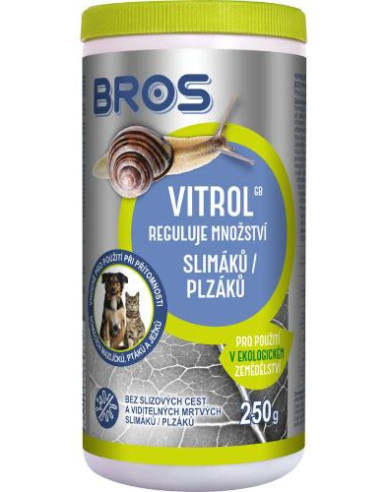Bros Vitrol GB 250 - prípravok proti slimákom