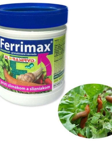 Ferrimax 500g - prípravok proti slimákom